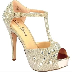 Lauren Lorraine 6.5 beautiful heels womens stiletto heels